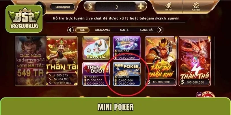 Mini Poker – Chiến lược đặt cược tối ưu