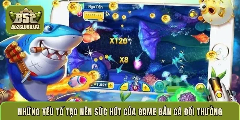 Những yếu tố tạo nên sức hút của game bắn cá đổi thưởng